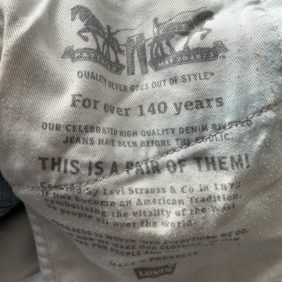 Levi’s Altered 511 Raw Hem Jeans W30 x L32 - Picture 11 of 14